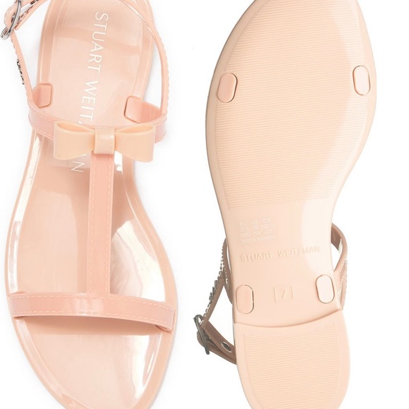 Stuart Weizmann Mellie Bow Jelly Sandal - Picture 4 of 8